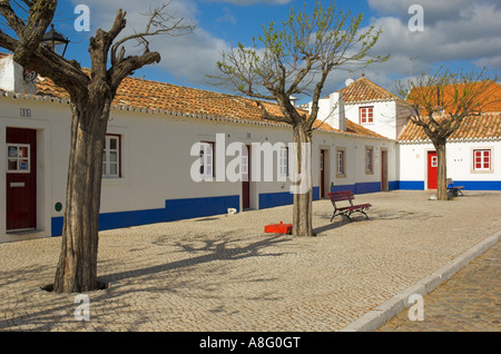 Porto Cova Dorfanger Algarve Beja District Portugal EU-Nordeuropa Stockfoto