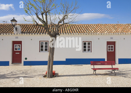 Porto Cova Dorfanger Algarve Beja District Portugal EU-Nordeuropa Stockfoto