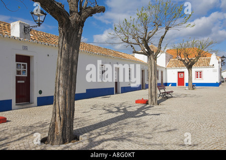 Porto Cova Dorfanger Algarve Beja District Portugal EU-Nordeuropa Stockfoto