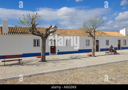 Porto Cova Dorfanger Algarve Beja District Portugal EU-Nordeuropa Stockfoto