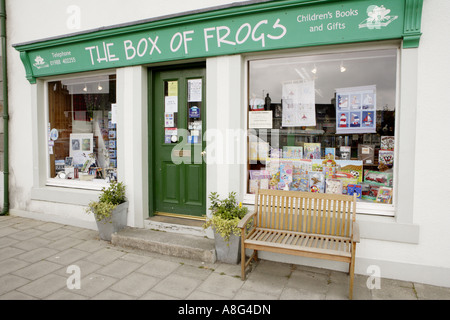 Das Feld der Frösche Buch shop Wigtown Schottlands nationale Buch Stadt Scotland UK Stockfoto