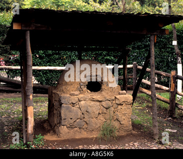 Anthropologisches Nationalmuseum Lehmofen für Mexiko-Stadt Mexiko-Stadt Stockfoto