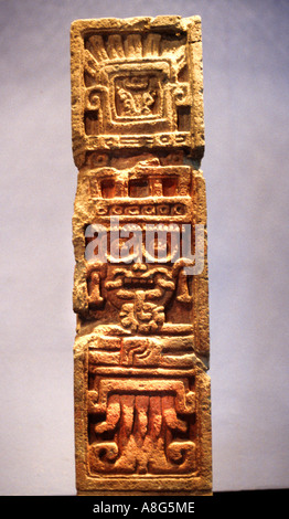 Xochicalco Toltec Mexico Gott Amerika museum Stockfoto