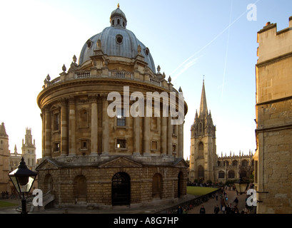 Die Radcliffe Camera, ein Lesesaal der Bodleain Bibliothek, das Urheberrecht, an der Oxford University UK Stockfoto