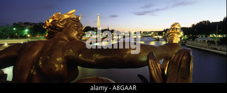 Alexander III Brücke Paris Frankreich Stockfoto