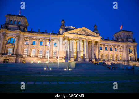 Reichstag Parlament Berlin Deutschland Europa Europäische Stockfoto