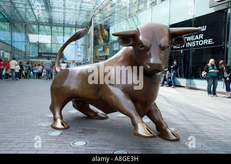 Stierkampfarena Stier Skulptur, Birmingham Stockfoto
