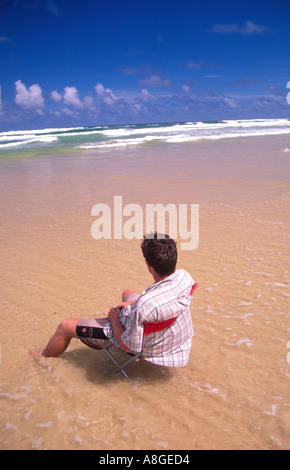 Entspannen auf Fraser Island, Queensland, Australien Stockfoto