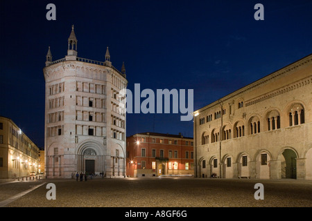 Piazza Duomo, Parma, Emilia Romagna, Italien Stockfoto