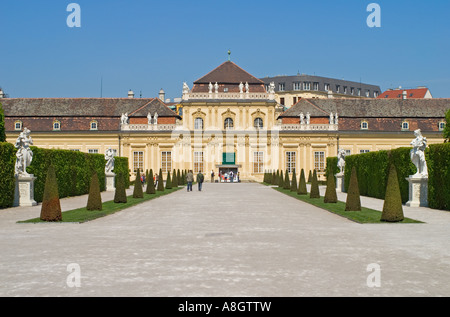 Wien, Österreich. Untere Schloss Belvedere (Unteres Belvedere) Stockfoto