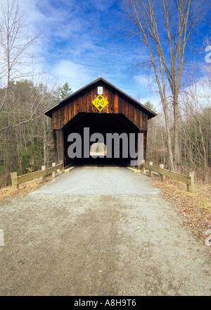 Martins Mühle oder Martinsville Covered Bridge befindet sich in Hartland Vermont USA Nordamerika uns Nordost VT Neuengland vt Stockfoto