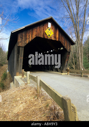 Martins Mühle oder Martinsville Covered Bridge befindet sich in Hartland Vermont USA Nordamerika uns Nordost VT Neuengland vt Stockfoto