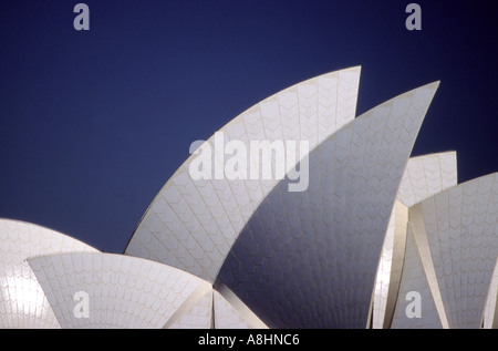 Sydney Opera House Detail im Morgengrauen Australien Sydney Harbour Stockfoto