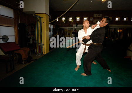 Jiu-Jitsu Go S innen zwei Männer Stockfoto