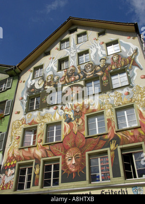 Restaurant "Fritschi" in der Altstadt von Luzern, Schweiz Stockfoto