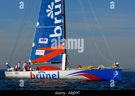 Volvo Ocean Race 2006 Leben auf die Extreme Brunel-Racing-team Stockfoto