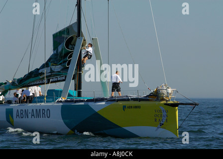 Volvo Ocean Race 2006 Leben auf die Extreme ABNNAMRO-Racing-team Stockfoto