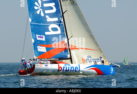 Volvo Ocean Race 2006 Leben auf die Extreme Brunel-Racing-team Stockfoto