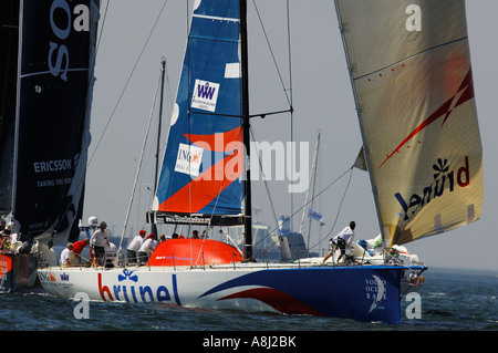 Volvo Ocean Race 2006 Leben am Ende der Skala Stockfoto