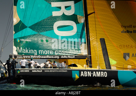 Volvo Ocean Race 2006 Leben auf die Extreme ABNNAMRO-Racing-team Stockfoto