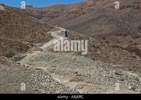 Fußweg in das Tal der Könige Stockfoto