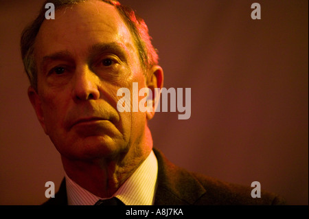 New Yorks Bürgermeister Michael Bloomberg USA Feb 2006 Stockfoto