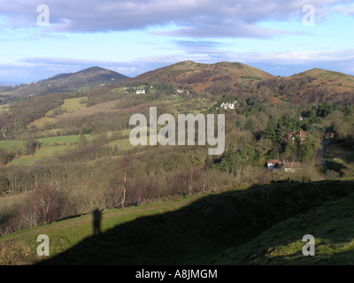 Malvern Hills aus britischen Lager Hereford Worcester England Großbritannien Europa Stockfoto