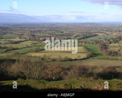 Malvern Hills aus britischen Lager Hereford Worcester England Großbritannien Europa Stockfoto