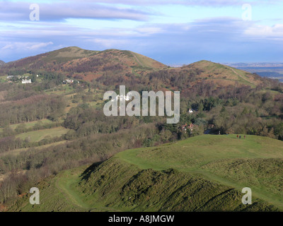 Malvern Hills aus britischen Lager Hereford Worcester England Großbritannien Europa Stockfoto