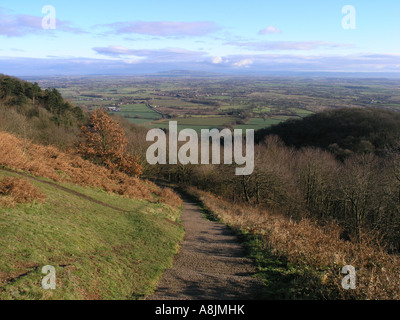 Malvern Hills aus britischen Lager Hereford Worcester England Großbritannien Europa Stockfoto