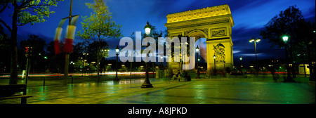 Arc De Triomphe Ort d Etoile-Paris Frankreich Stockfoto