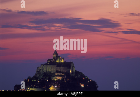 Mont St Michel Normandie Frankreich Stockfoto
