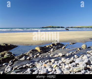 GB-WALES PEMBROKESHIRE POPPIT SANDS CARDIGAN-INSEL Stockfoto