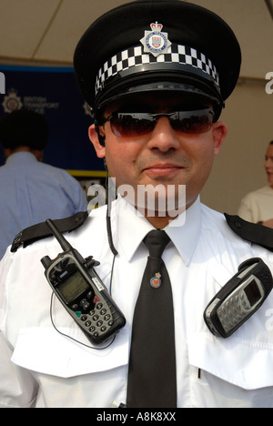 Britischen Transport-Polizist Stockfoto