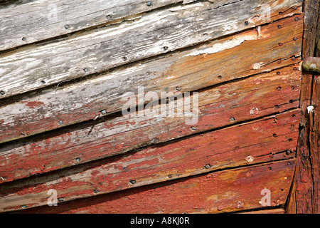 Verlassene Boot auf der Ghost Farm Preseli Hills Pembrokeshire West Wales Großbritannien UK Europe Stockfoto