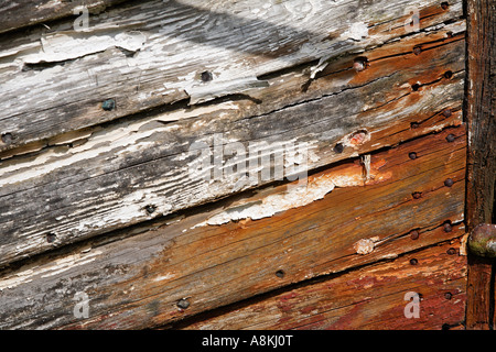 Verlassene Boot auf der Ghost Farm Preseli Hills Pembrokeshire West Wales Großbritannien UK Europe Stockfoto