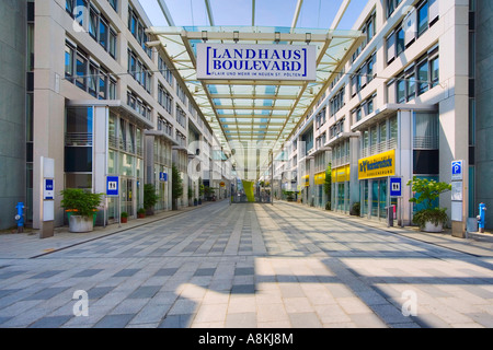 Regierungsviertel in St. Poelten, Niederösterreich, Österreich Stockfoto