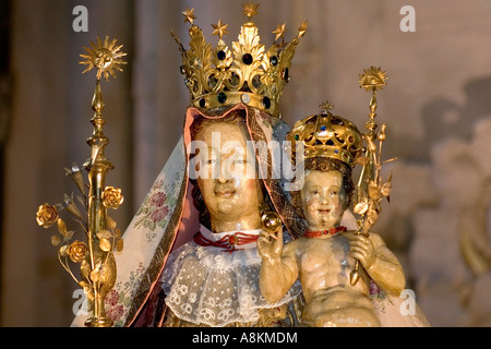 Kathedrale unserer Lieben Frau, Andachtsstatue Unsere Liebe Frau von Antwerpen, antwerpen, belgien Stockfoto