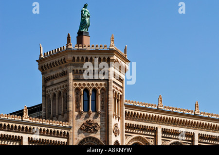 Fassade in Maximian Straße, München, Bayern, Deutschland Stockfoto