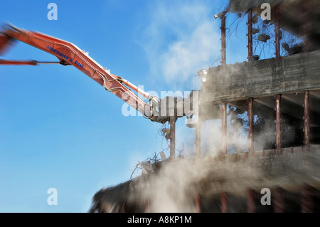 Abriss eines Gebäudes in Gabelsberger Straße, Munich, Bavaria, Germany Stockfoto