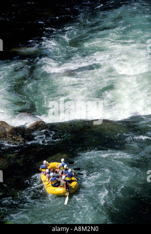 IDAHO SELWAY BITTERROOT WILDERNESS Wildwasser-Rafting auf dem Selway River North Central Id MR Stockfoto