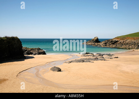 Konstantin Bay Trevose Cornwall England UK Europa Stockfoto