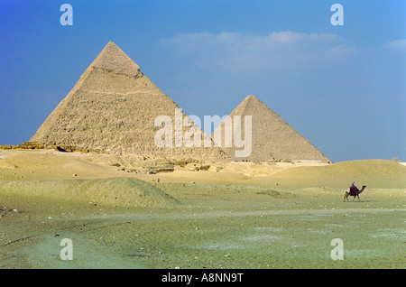 Pyramiden - Gizeh, Kairo, Ägypten Stockfoto
