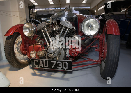 1935 Morgan 3 Wheeler aero Sport twin Matchless südwärts Motor Museum Paragaraumu Nordinsel Neuseeland Stockfoto