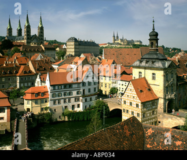 DE - Bayern: Gesamtansicht von Bamberg Stockfoto