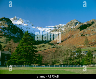 Harrison scheut und Pavey Arche oben Langdale, Lake District National Park, Cumbria, England, UK. Stockfoto