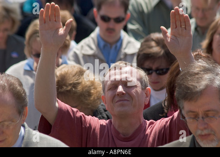 Nationaler Tag des Gebets in Troy, Michigan Stockfoto