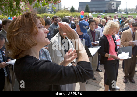 Nationaler Tag des Gebets in Troy, Michigan Stockfoto