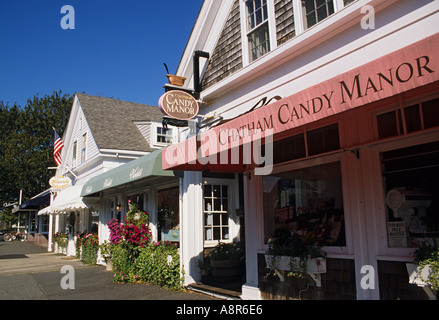 Massachusetts Cape Cod Chatham Geschäfte Stockfoto