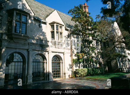 Greystone Mansion und Park gebaut im Tudor-Stil in Beverly Hills in Los Angeles Kalifornien USA Stockfoto